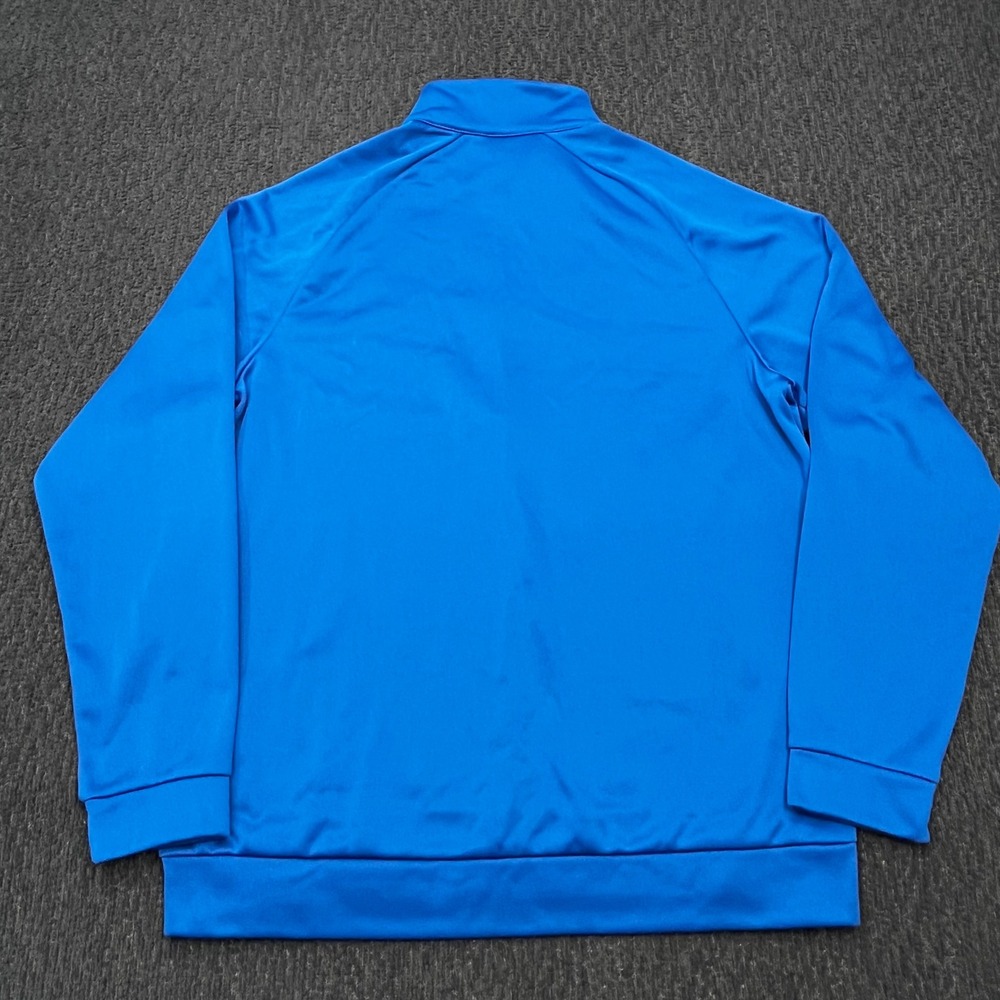 Nike Mens Dri-FIT 1/4 Zip Pullover Sweatshirt Royal Blue Training Top Size L - Picture 2 of 9